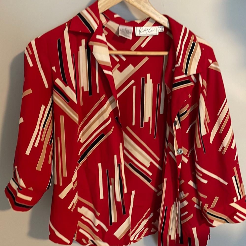 SOLD - Unique Vintage Blouse